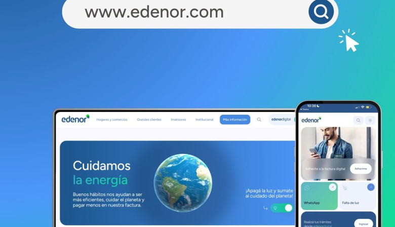 Edenor renueva su web: más rápido, inteligente y para todos