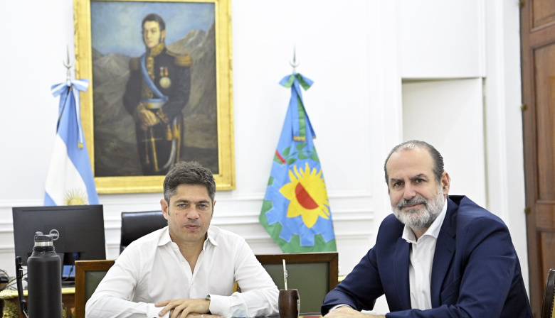 Kicillof recibió a Susbielles para afinar la agenda hídrica en la antesala del nuevo Canal Maldonado