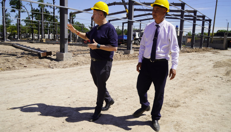 Inversión china en Merlo: llega la primera fábrica de insumos de higiene