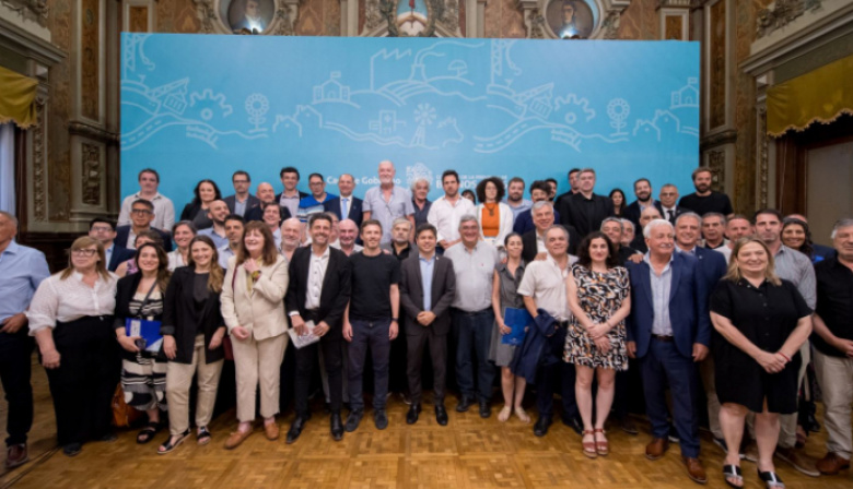 Kicillof se reunió con empresarios y empresarias pymes