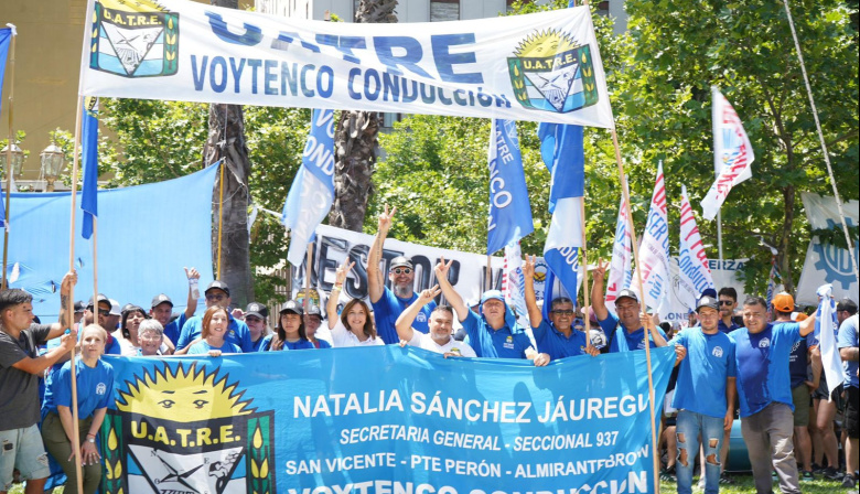 Rechazo a la reforma laboral: UATRE en la marcha de la CGT