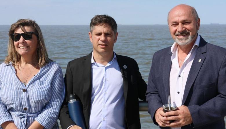 Kicillof y Secco inauguraron el verano en Punta Lara