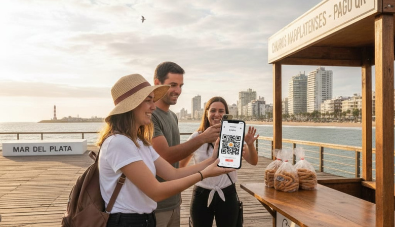 El QR se impone en Mar del Plata: los turistas usan cada vez menos efectivo