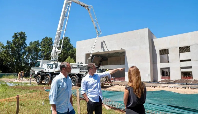 Avanza la obra del edificio de la Universidad Nacional de Pilar: "Un sueño que construimos entre todos"