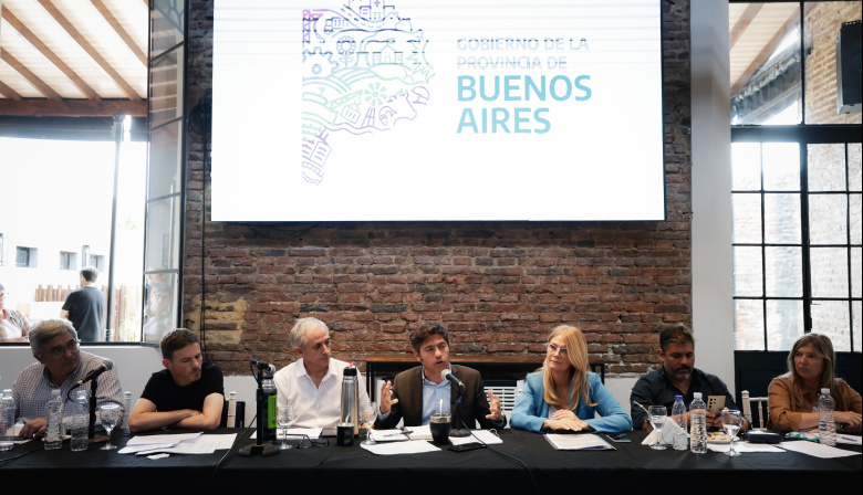 Kicillof se reunió con empresarios y comerciantes: "No les vamos a soltar la mano"
