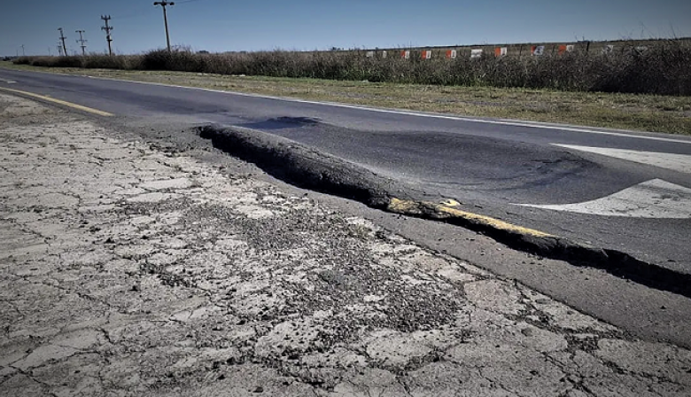 Alerta vial: un informe advierte deterioro crítico de rutas nacionales en Provincia