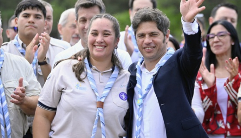 Kicillof en Necochea: "La solidaridad es la clave para prevenir incendios forestales"