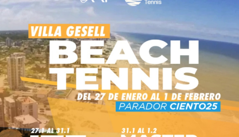 Villa Gesell inaugura el circuito de Beach Tennis del verano 2026