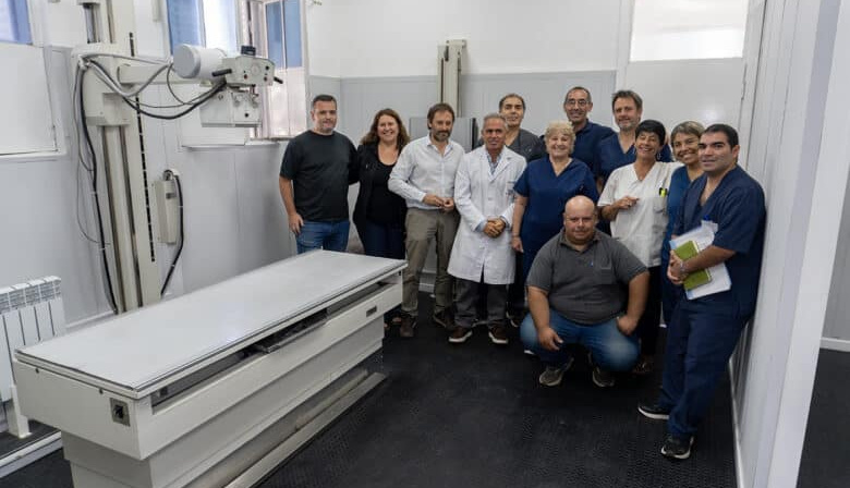 Inversión en salud: Sombra inauguró la sala de Rayos remodelada del Hospital Pintos