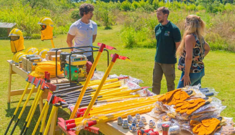 San Fernando envió equipamiento a los Bomberos de Chubut para enfrentar los incendios
