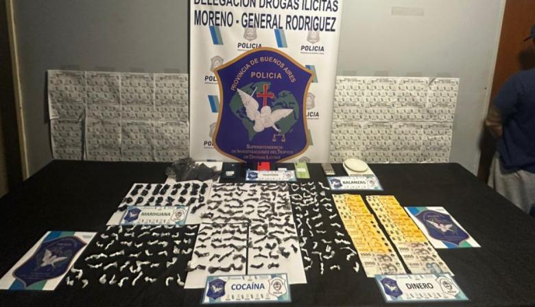 Golpe al narcotráfico en General Rodríguez: ocho allanamientos y cinco detenidos en diez días