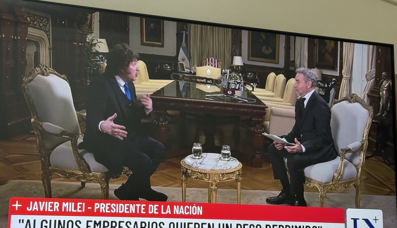 Milei: "No me van a llevar puesto"