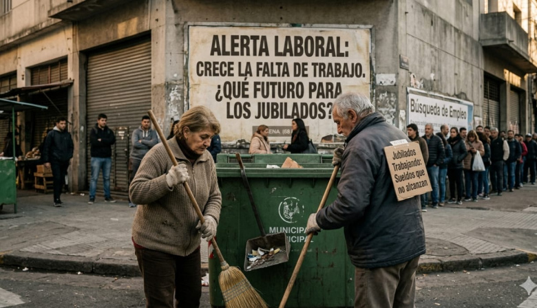 Jubilados vuelven al trabajo: la crisis económica golpea fuerte