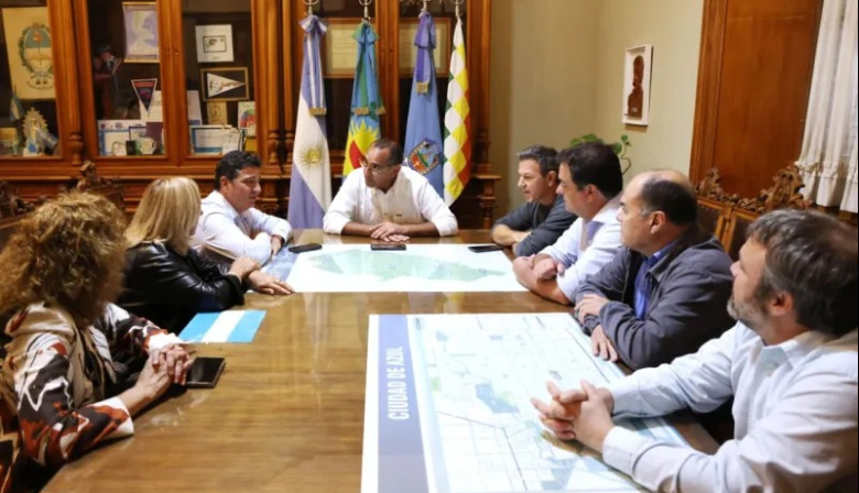 Marinucci y Sombra impulsaron acciones para reducir siniestros viales en Azul