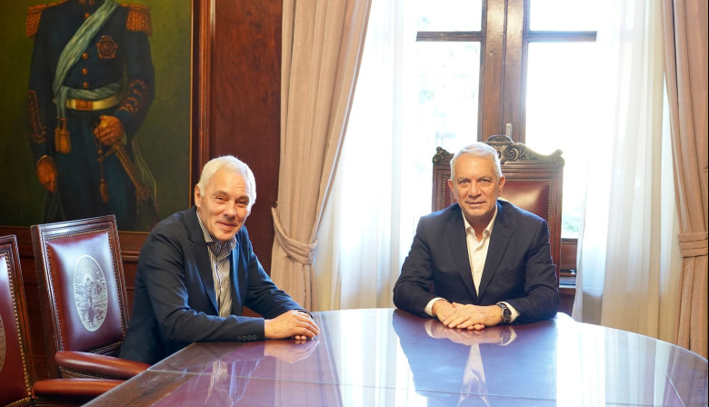 Alak y Cagliardi avanzan en una agenda común de obras hidráulicas para la región