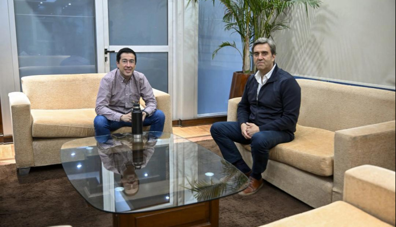 Nardini recibió a Boto y compartieron agenda de gestión
