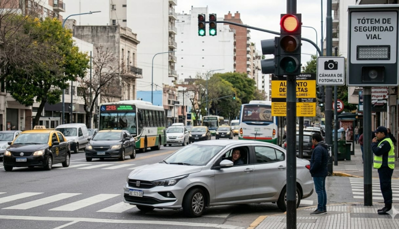 Suben 16,8% las multas de tránsito en Buenos Aires y superar un semáforo en rojo costará hasta $2,2 millones  