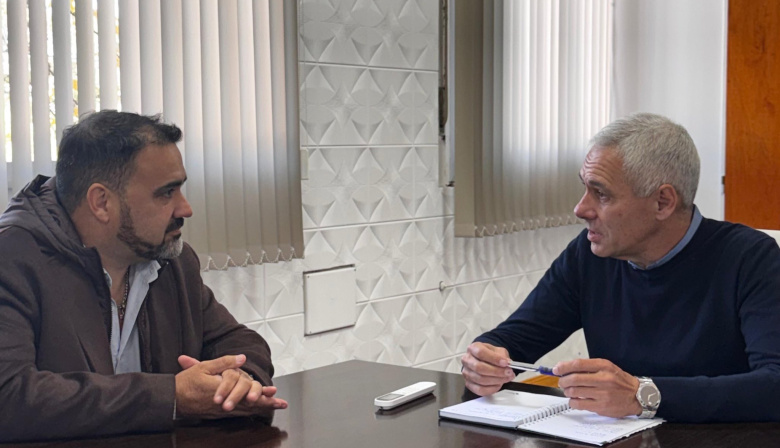 Luayza junto a Cagliardi: “La seguridad para los municipios es una prioridad”