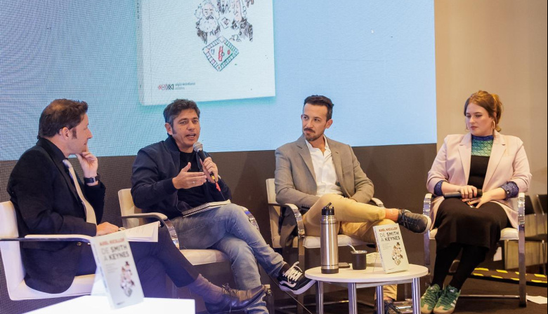 Kicillof en la Feria del Libro: "Si Keynes viera lo que pasa en la Argentina, se vuelve a morir"