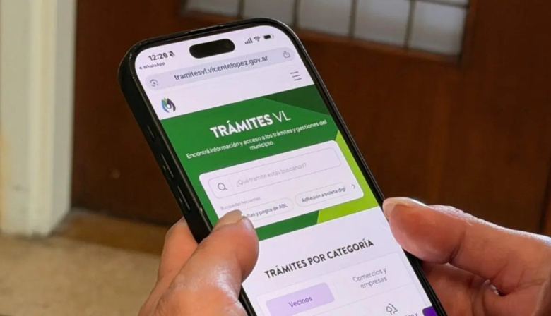Martínez lanzó una plataforma digital para simplificar gestiones en Vicente López
