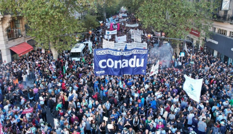 CONADU lanzó paro universitario de cinco días y denunció a Milei ante la OIT por “hostigamiento antisindical”