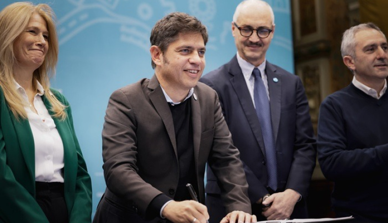 Kicillof redobló la apuesta con UNICEF y apuntó a Milei: “Si no está el Estado, solo crece el desamparo”