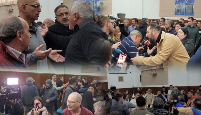 Golpes, gritos y suspensión: el debate por las apps de transporte terminó en escándalo en el Concejo de Mar del Plata