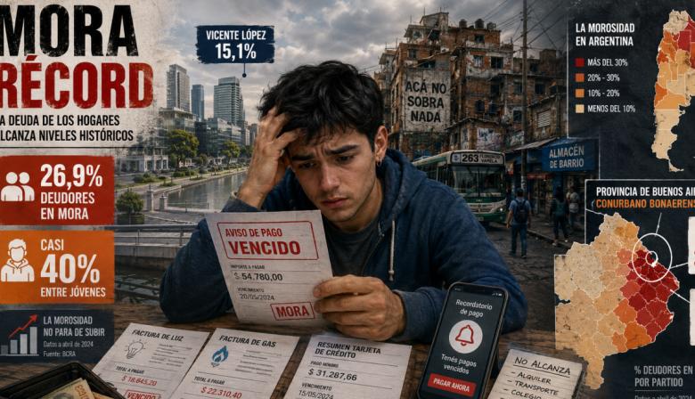 Deuda récord y desigual: en el conurbano la mora muestra la grieta social más dura