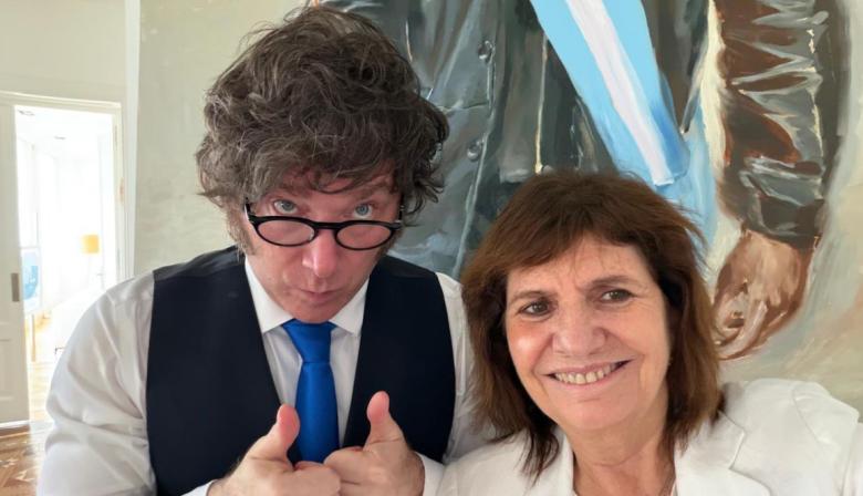 Bullrich presentó su renuncia a la jefatura del bloque libertario, pero Milei no la aceptó