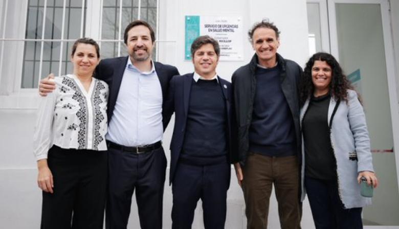 Kicillof inauguró una nueva guardia de Salud Mental en el Hospital Korn
