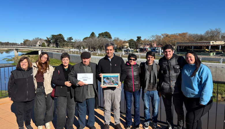 Luján homenajeó a Raúl Mares, el vecino que marcó la lucha contra las inundaciones 