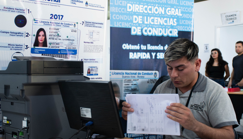Cambia la licencia profesional en Moreno: nuevos requisitos para choferes que manejan fuera de la Provincia