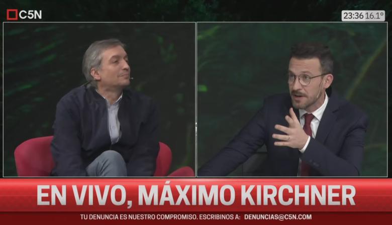 Máximo Kirchner negó diferencias de fondo con Kicillof y dijo no poder explicar la interna