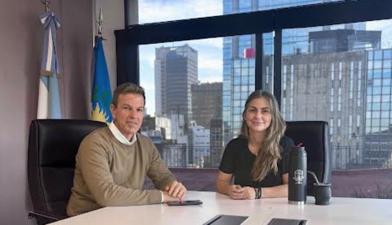Sciaini acordó nuevas acciones con la Fundación Banco Provincia para Roque Pérez