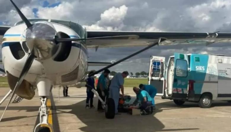 Trasladaron en un vuelo sanitario a dos sobrevivientes del accidente en Jujuy