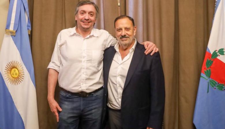 Máximo y Quintela compartieron una foto sin Kicillof