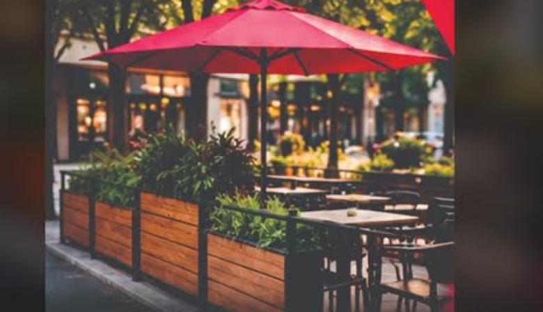 Parklets: aprueban una alternativa para comer y beber al aire libre