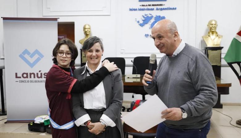 Ian Moche llevó al Concejo de Lanús un mensaje para construir espacios sin barreras