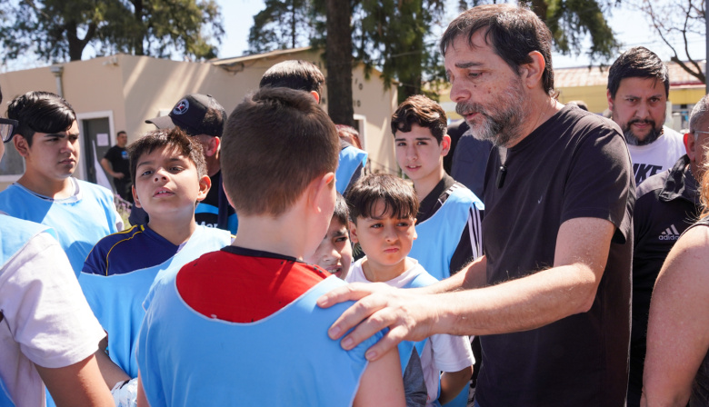 San Martín: Moreira habilitó en José Hernández un polideportivo cubierto tras el abandono de Nación