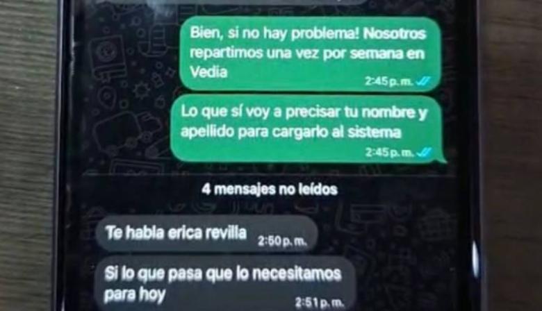 Alertan por mensajes falsos enviados a nombre de la intendenta Erica Revilla