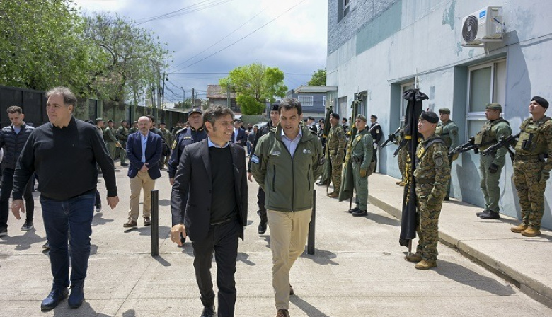 San Isidro: Lanús y Kicillof inauguraron la nueva base permanente de la UTOI en La Cava