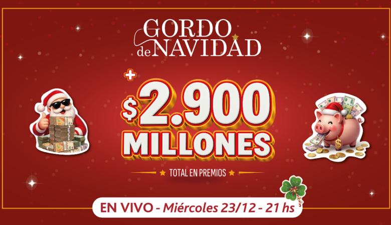 Ya está a la venta el Gordo de Navidad bonaerense con más de $2.900 millones en premios