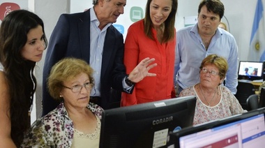 General Rodrìguez: Marìa Eugenia Vidal visitò espacios de aprendizaje y capacitación digital