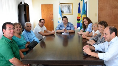 Berisso: Nedela recibió a autoridades de ATE y la CTA