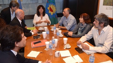 La ministra Ortiz recibió a la conducción de la CICOP