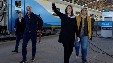 Tren a Mar del Plata: una persona fue detenida tras esquivar los controles e increpar a la gobernadora