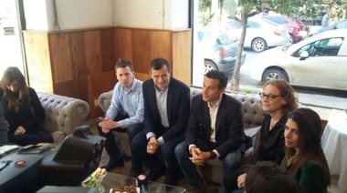El candidato a diputado nacional Eduardo “Bali” Bucca pasó por La Plata