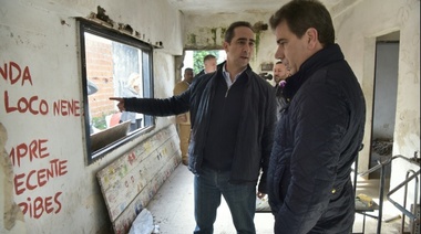 Ritondo y Tagliaferro supervisaron derribo de bunker narco
