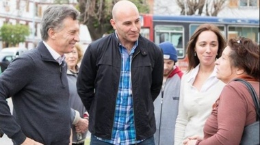 Vidal y Macri desembarcaron en Quilmes para un acto con jubilados