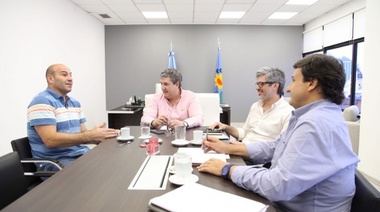 Molina se reunió con el ministro Gigante para analizar las obras del distrito